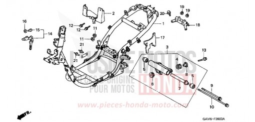 CARROSSERIE DE CHASSIS SJ50V de 1997